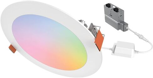 HALO 4 inch Color and Tunable White Slim Canless Smart Wi-Fi LED Recessed Downlight with WiZ Pro in Saudi Arabia