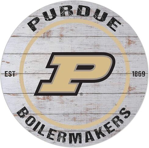 علامة دائرة للطقس من Purdue Boilermakers للاستخدام الداخلي والخارجي، مقاس 20 × 20 بوصة، تعرض روح فريقك مع هذه اللوحة الفنية الجدارية الفريدة من نوعها من Purdue Boilermakers in Saudi Arabia