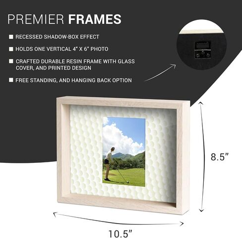ChalkTalkSPORTS Premier Golf Photo Frame | Golf ball in Saudi Arabia