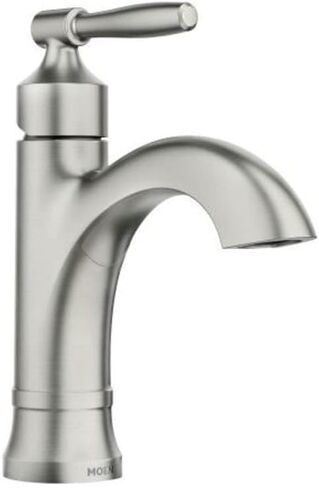 Moen 84970 Halle Single Handle High Arc Bathroom Faucet - Spot Resist Brushed Nickel in Saudi Arabia