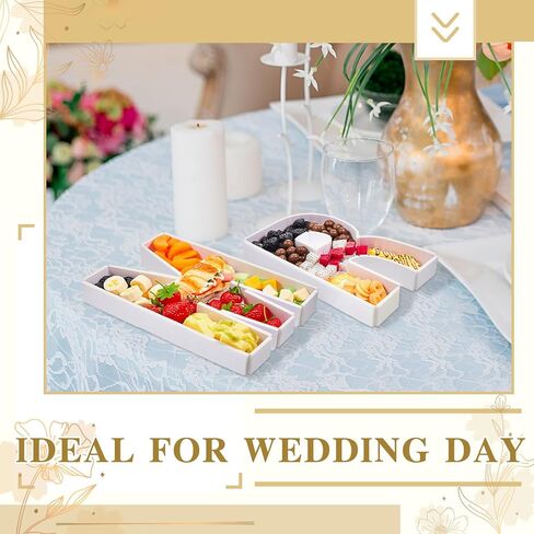 3 Sets 11.81" Charcuterie Letters Fillable Cardboard Letter Boxes Display Form Trays for Food Treats for Happy Birthday Party Watching the Football Game Wedding Father's Day Decoration(DAD) in Kuwait