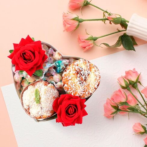 I Love You Box for Flowers Cardboard Letter Fillable Candy Box, 7.7 Inch Heart Shaped Gift Packaging Box for Birthday Wedding Party Decor in Saudi Arabia