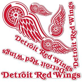 Desert Cactus Detroit Red Wings Team NHL National Hockey League Sticker Vinyl Decal Laptop Water Bottle Car Scrapbook (Type 1-1)