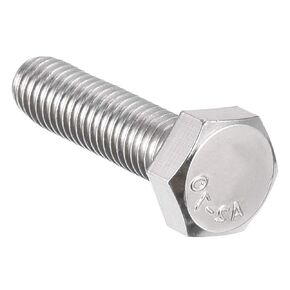 uxcell M10x40mm Hex Bolts 304 Stainless Steel Hexagon Left Hand Screw Bolt