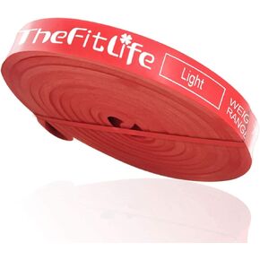 TheFitLife Resistance Pull Up Bands - Pull-Up Assist Exercise Bands, Long Workout Loop Bands for Body Stretching, Powerlifting, Fitness Training, with Carrying Bag and Workout Guide
