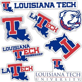 Desert Cactus Louisiana Tech University Stickers Bulldogs Vinyl Decals Laptop Water Bottle Car Scrapbook T2 (Type 2)