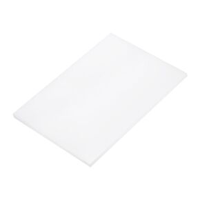 DMiotech 6 x 8 x 1/4 Inch Plastic UHMW Sheets, Ultra High Molecular Weight Polyethylene, Opaque White Polyethylene Board for Automotive, Chemical, Manufacturing, DIY Home Kitchen
