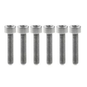 Titanium Ti M3 x 6 8 10 12 15 18mm DIN912 Hexagon Square Head Bolt Screws Pack of 6 (Titanium,M3x12mm)