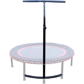 Leaps and Rebounds Adjustable Stabilizer Bar, 40 Inch - Exercise Trampoline for Adults - Grippable & Cushy Foam Handles - Easy Assembly, Slips Over Existing Legs - Trampoline Sold Separately