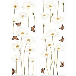 Window Static Clings Stickers Decal 11.8"x35.4",2 Sheets with 15PCS Patterns Decorative Removable Window Sticker Cling Home Office Decor for Glass Window Mirror (Perching Birds)