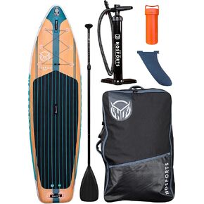 لوح التجديف القابل للنفخ من HO Sports Tarpon iSUP - لوح تجديف وقوف متعدد الاستخدامات ومتين وواسع وثابت - مجداف قابل للتعديل ومضخة يدوية وحقيبة ظهر in Kuwait