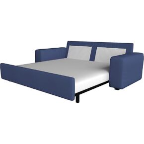 The KIVIK Sofa Bed Cover Replacement Is Custom Made for Ikea Kivik Sleeper Slipcover Only. (Blue)
