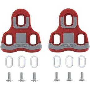 Wellgo Platform Boots Look Pedal Cleats Compatible 6 Rc 7B Red