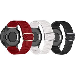 Elastics band Compatible for Garmin Forerunner 55 Band,soft Nylon Adjustable Replacement loop Strap Accessories Compatible for Garmin Forerunner 55 / Approach S42 / Approach S12/D2 Air in Saudi Arabia