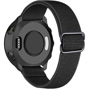 Elastics band Compatible for Garmin Forerunner 55 Band,soft Nylon Adjustable Replacement loop Strap Accessories Compatible for Garmin Forerunner 55 / Approach S42 / Approach S12/D2 Air