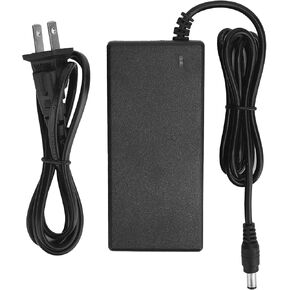 42V Charger 36V Scooter Power Adapter Charger, 42V 2A Lithium Battery Charger with 5.5mm Male Plug for Electric Vehicles and Battery Packs