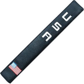 Golf Pointing Stick Cover Direction Indicator Stick Cover PU Leather Direction Practice Baseball Stick Protective Hat Cover