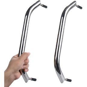 Stainless Steel Polished Boat Grab Handle 9" Round Marine Handrail for Marine Yacht 7870