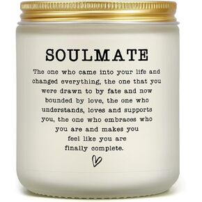 Anniversary Candle Gifts, Romantic Valentines Day Gifts for Husband Wife Her Him Boyfriend Girlfriend, Best Friend Sister Bestie Christmas Birthday Gifts, Funny Scented Candle Gift for Soulmate