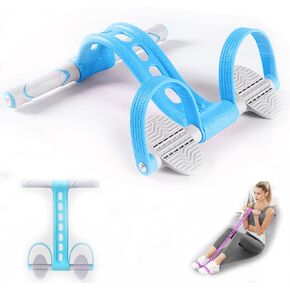 Pedal Resistance Band, Multifunction Yoga Workout Equipment, Sit-up Exercise at Home Gym Natural Latex Tension Rope Fitness Equipment, for Abdomen/Waist/Arm/Leg Stretching Slimming Training