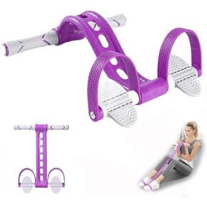 Pedal Resistance Band, Multifunction Yoga Workout Equipment, Sit-up Exercise at Home Gym Natural Latex Tension Rope Fitness Equipment, for Abdomen/Waist/Arm/Leg Stretching Slimming Training