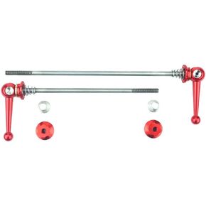 Bike Skewer Set, 2pcs Alloy Bike Rear Skewer Bike Quick Release Clip for Most Bike Replacement