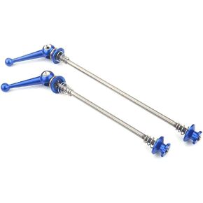 Bike Skewer Set, 2pcs Alloy Bike Rear Skewer Bike Quick Release Clip for Most Bike Replacement
