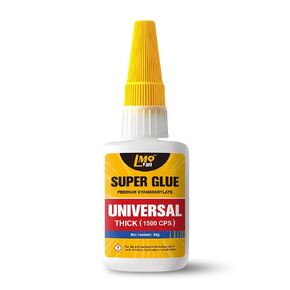Super Glue Clear Thick CA Glue, Cyanoacrylate Adhesive for Shoe Sole Ceramic Repair Plastic Leather Glass Model Metal Boot Wood Pottery Aquarium Fletching Porcelain Stone, Instant Bonding Waterproof