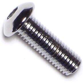 014973133139 Button Head Socket Cap Screws, 1/4-28 x 3/4, Piece-10