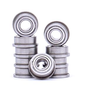 FKG F684-ZZ Flange Deep Groove Ball Bearing 4x9x4mm, Set of 10