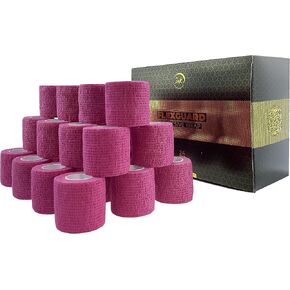 (24-Pack) 2" x 15 FT | Disposable Cohesive Bandage Tattoo Grip Tape Wrap Elastic Self Adherent – Breathable Wrap for Pets, Athletic Bandage for Sports, Injuries: Ankle, Knee & Wrist & PMU (Military) in Saudi Arabia