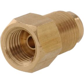58357 Brass Inverted Flare Fitting Conversion Adapter , 5-Pack