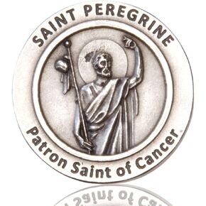 رمز جيب سانت بيريجرين، وسام شفيع قديس السرطان، هدايا دينية للناجين، 1 بوصة in Kuwait