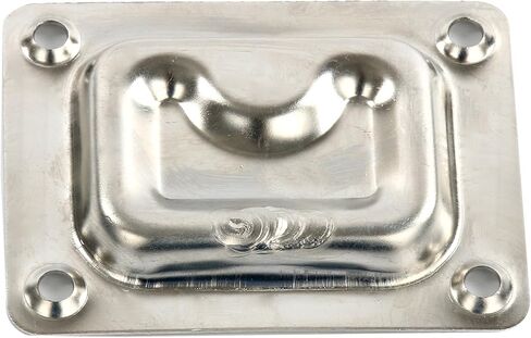 Amarine Made Rectangular Recessed Hatch 2-3/16" x 3" (57 x 76 mm) Loaded Lifting Ring for Boat Hatch (Pack of 2 in Saudi Arabia
