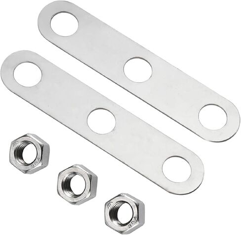 NovelBee 2pcs Boat Stern Bow Eye Double U Bolts,Tie Down U Bolt Marine Stainless Pontoon Boat Stern Eye with Nuts and Washers (2) in Saudi Arabia