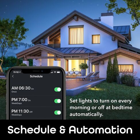 لمبة إضاءة Geeni PRISMA 1050 Wi-Fi LED، متعددة الألوان (2700K) - مصابيح LED خافتة للضوء، A21، ما يعادل 75 واط - لا تتطلب محورًا - تعمل مع Amazon Alexa، Google Assistant in Kuwait