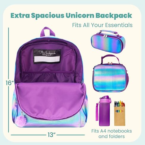 Mermaid Backpacks for Girls - Girls Backpack for School Kindergarten Elementary - School Backpack for Kids Cute Backpack - Kids Backpack for Girls School Backpack - Toddler Backpack Bookbags for Girls in Saudi Arabia