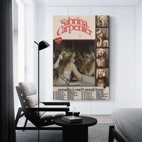 HANRXB Sabrina Carpenter (9) Canvas Posters Wall Art Decor Room Bedroom Decoration Unframe-style12x18inch(30x45cm) in Saudi Arabia