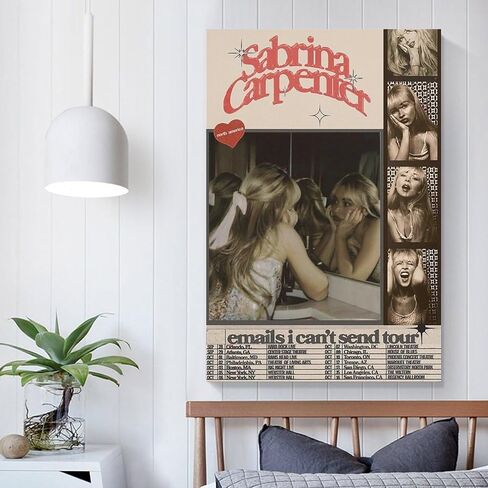 HANRXB Sabrina Carpenter (9) Canvas Posters Wall Art Decor Room Bedroom Decoration Unframe-style12x18inch(30x45cm) in Saudi Arabia