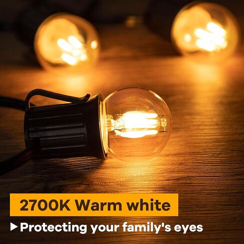 مصابيح LED بقدرة 3 وات قابلة للتعتيم منخفضة القوة تعادل 25 وات لمبات الإضاءة، E26 قاعدة قياسية G40 لمبات إضاءة صغيرة كروية، 2200 كلفن ضوء دافئ لإضاءة غرفة النوم والدراسة، زجاج كهرماني، 110 فولت، قطعتان in Kuwait