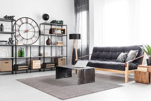 Gertmenian Air Shag Fresh Collection , Classic Plush Microfiber Shag Rug , Bedroom Nursery Living Room Dining Room Dorm Room , 2x6 Ft Runner, Geometric Diamond, Gray, 18572 in Saudi Arabia