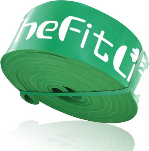 TheFitLife Resistance Pull Up Bands - Pull-Up Assist Exercise Bands, Long Workout Loop Bands for Body Stretching, Powerlifting, Fitness Training, with Carrying Bag and Workout Guide in Saudi Arabia