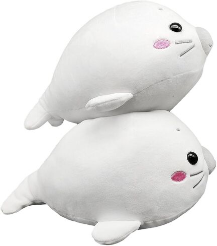 make my day 2PCS Premium Orca Stuffed Animal - 11.8 Inches Orca Whale Plush for Kids, Plush Toy Killer Whale Shark Stuffed Animal Gifts for Babies, Toddlers in Saudi Arabia