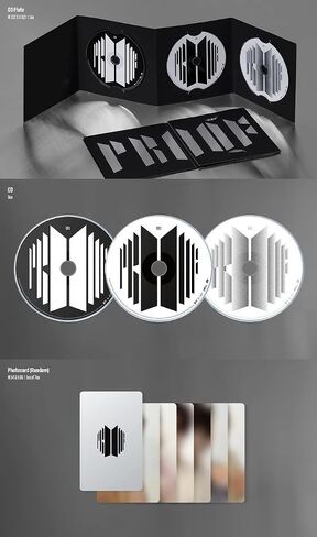 BTS BANGTAN BOYS [COMPACT EDITION] PROOF KPOP Anthology Album 3CDs+Discography Guide+Mini Poster+Photocard+Postcard+Booklet+(Extra BTS 6 Photocards+1 Double-Sided Photocard) in Saudi Arabia