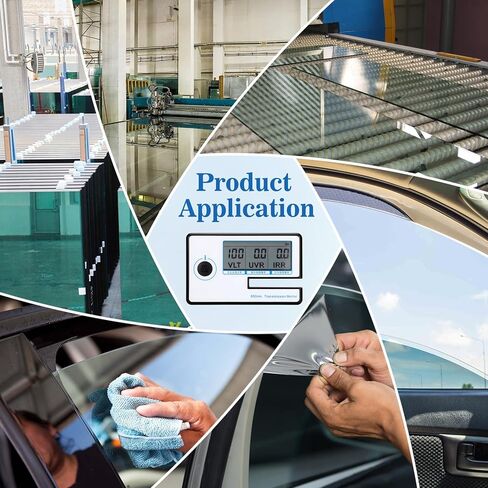 جهاز قياس الطاقة الشمسية المحمول، 3 في 1 مقياس نقل السيارة بفيلم شمسي ملون، LS162 جهاز اختبار الزجاج المصور، إمكانية القياس السريع، IR 950nm UV 36nm VR 550nm LS162 in Kuwait