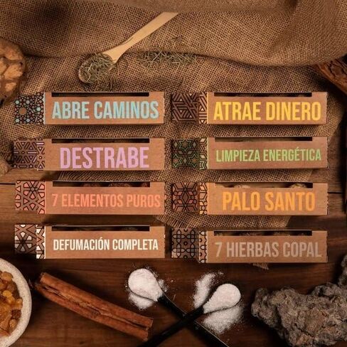 Activated Smudge Incense Bombs 100% Sustainable. Energy & Air Purifying. Organic. Handcrafted. Made in Argentina. (Attract Money/Palo Santo), BOMBATIVADAx4 in Saudi Arabia