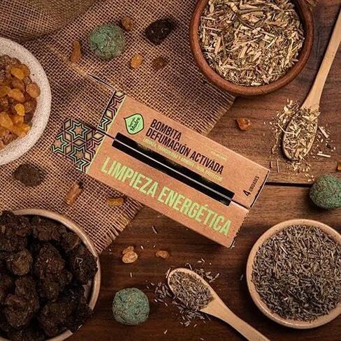 Activated Smudge Incense Bombs 100% Sustainable. Energy & Air Purifying. Organic. Handcrafted. Made in Argentina. (Attract Money/Palo Santo), BOMBATIVADAx4 in Saudi Arabia
