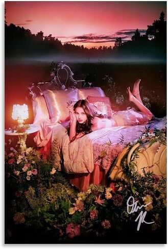 AVIMYA Olivia Rodrigo Poster Olivia Rodrigo Music Album Guts Poster Art Poster Posters for Room Aesthetic 12x18inch(30x45cm) Unframe-style-3 in Saudi Arabia