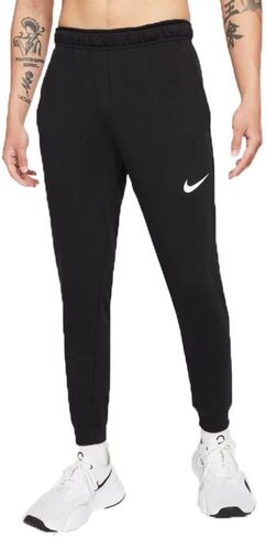 Nike Dry Pants Taper Fleece Black/White XL in Saudi Arabia