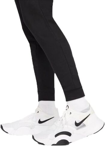 Nike Dry Pants Taper Fleece Black/White XL in Saudi Arabia